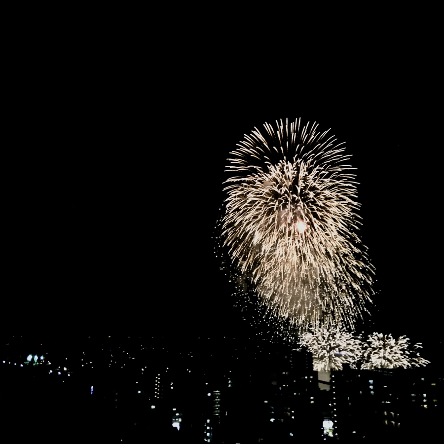 Fireworks at Central Park