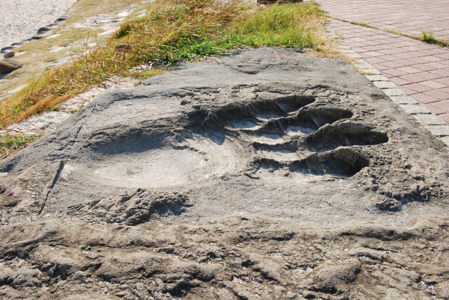 Tatara Beach - Godzilla Footprints